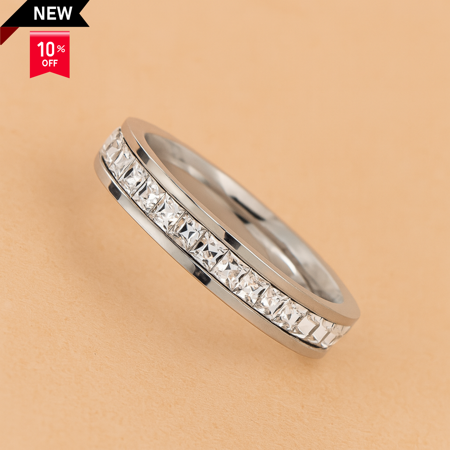 Anillo Sublime Plateado
