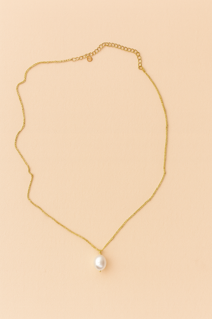 Collar Aluna- Perla lunar