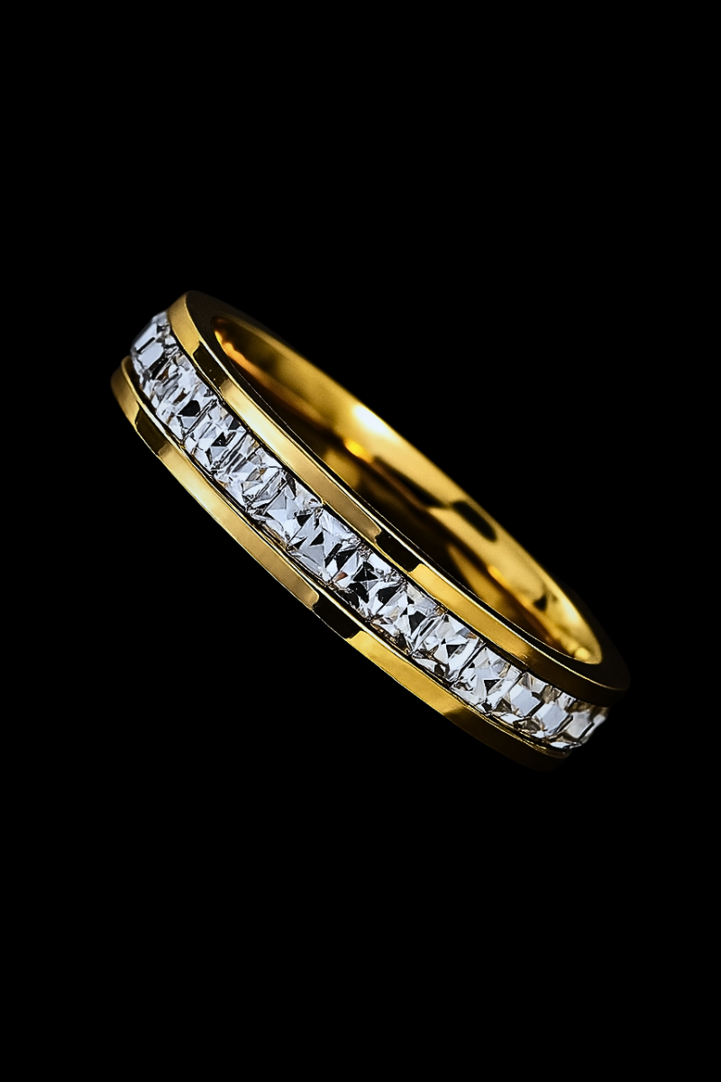 💛Conjunto sublime dorado ( Anillo + Pendientes)