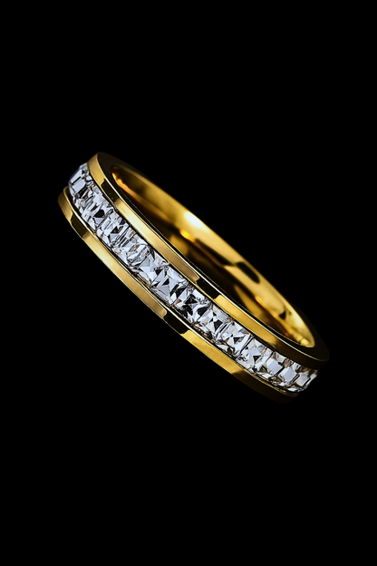 💛Conjunto sublime dorado ( Anillo + Pendientes)