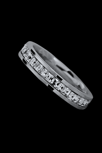 Conjunto completo Sublime Plateado (Anillo + Aros)